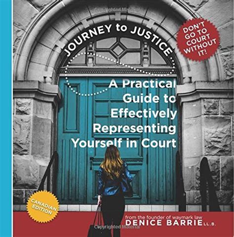 Journey to justice a practical guide to effectively representing yourself in court. - La familia en la ciudad de mexico.