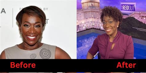 Sep 12, 2023 · Joy Reid, a well-known media personality, lost a significant amount of weight and committed herself to bettering her health. Her journey, which includes before and after images, has been an inspiration. While Joy appears to be a successful and accomplished journalist in the “before” pictures, she also openly discussed her difficulties with ... . 