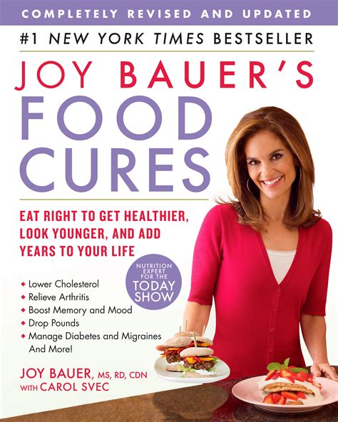 Download Joy Bauers Food Cures Eat Right To Get Healthier Look Younger And Add Years To Your Life By Joy Bauer