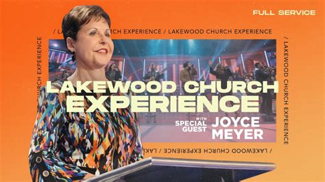 Joyce meyer church service times. Join us as we stream our service! Best-selling author and speaker Joyce Meyer shares a message to strengthen and uplift us as followers of Christ.TIME STAMPS... 