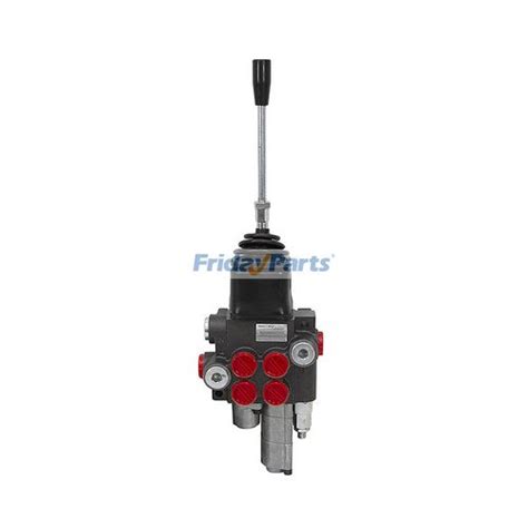 Joystick control valve with float.  Open center with regenerative and floa...