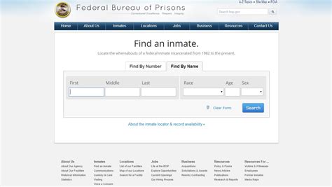If you want to schedule a visit or send mail/money to an inmate 