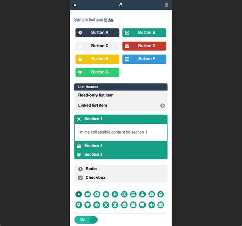 Jquery Mobile Template Free