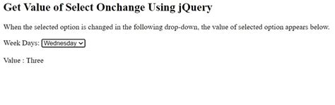 Jquery select onchange get value.  Now I want get both value onchange ...