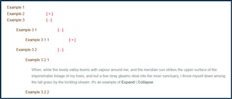 Jquery simple expand collapse div.  for example clicking + will expand.  You mi...