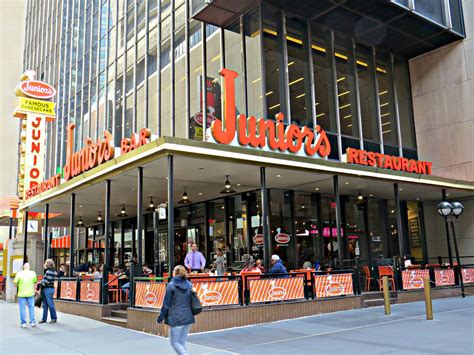 Jrs cheesecake nyc. Mar 11, 2020 · Here's what it's like to eat at Junior's in Times Square, home to a legendary New York cheesecake Rachel Askinasi 2020-03-11T21:25:47Z 