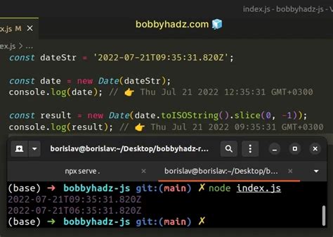 Js date to string without timezone. The Date.  Next time you need to parse a date string i...