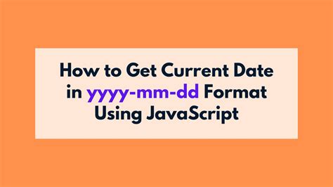 Js dd mm yyyy to date. .  Using Native JavaScript Methods JavaScript's built-i...