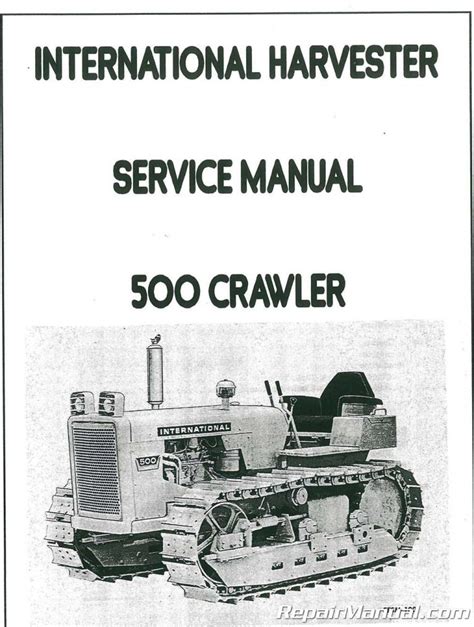 Js ih s 500 crawl international harvester 500 crawler chassis only service manual. - How to test frigidaire washer manual.