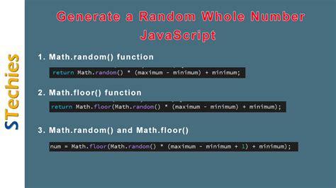 Js random number between 1 and 10.  This JavaScript function always returns a random intege...