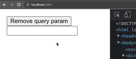 Js remove query param from url.  You can use the `useParams` hook to delete query p...