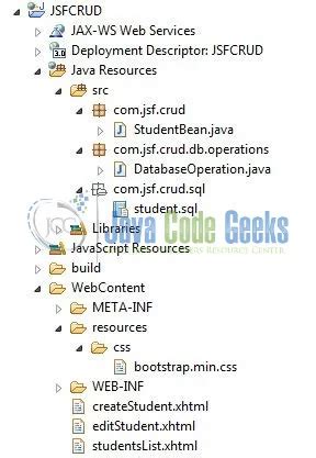 Jsf crud example mkyong.  In this tutorial we will implement the CRUD operation...