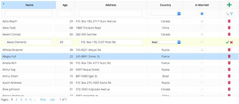 Jsgrid filter example.  I know that DoSearch function is executed but I do...
