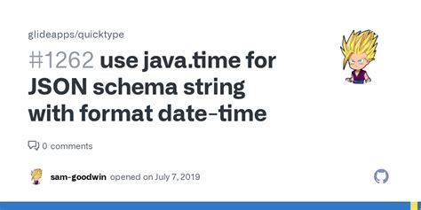 Json Schema String Date Time