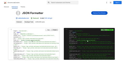 Json formatter chrome.  It comes with support for syntax highlighting a...