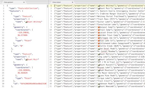 Json to ndjson.  Each line of the NDJSON file contains a valid JSON object, making it easy to p...