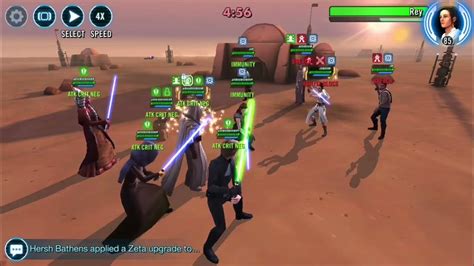Health sets on GK (103k health) and Padme (297 s