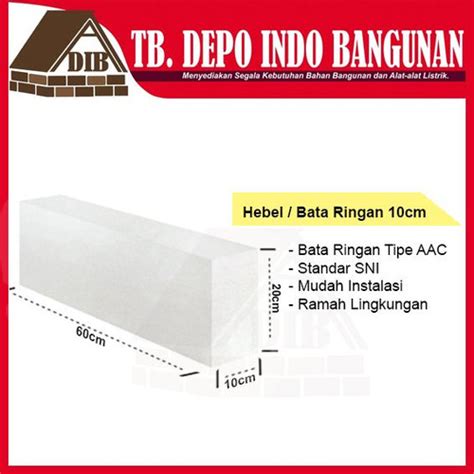 Jual BATA HEBEL AAC HARGA TERMURAH - Kota Depok - Tokopedia