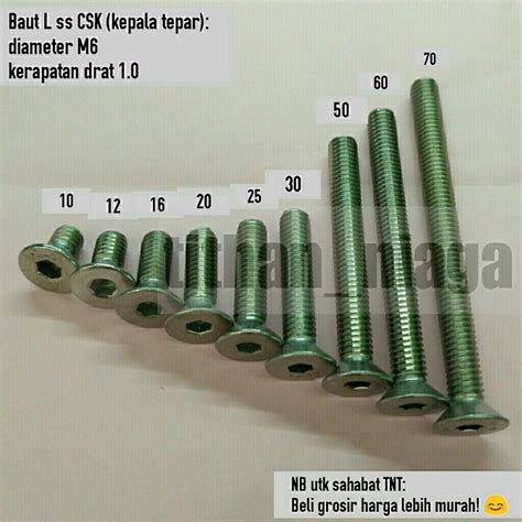 Jual Baut 20 Mm Terbaru - Harga Murah Blibli.com