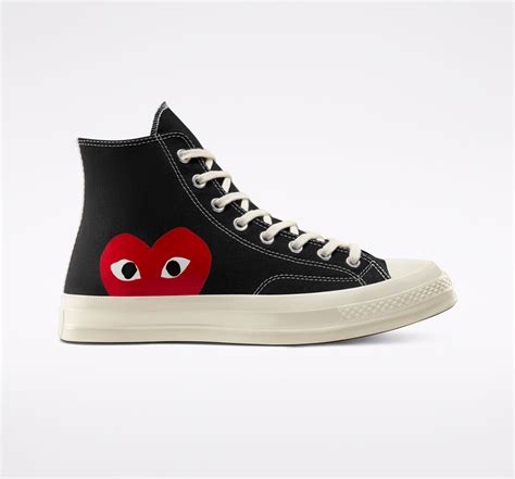 Jual Converse Chuck 70 Hi x Comme Des Garçons Play One Red