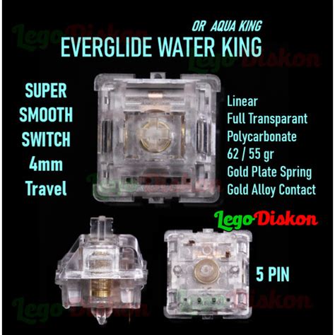 Jual EVERGLIDE WATER KING AQUA Linear Super Smooth ... - Tokopedia