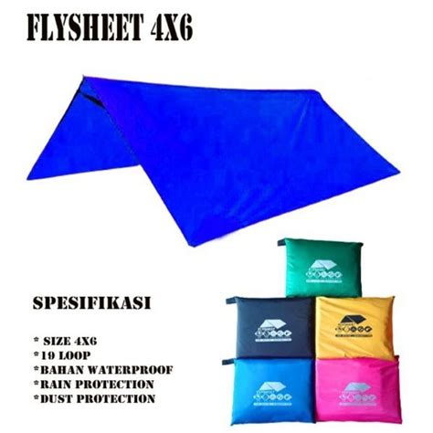 Jual Flysheet 4x6 Murah & Terbaik - Harga Terbaru January 2024