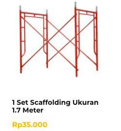 Jual Sewa Scaffolding Terbaik - Harga Murah April 2024 & Cicil 0%