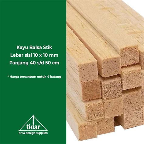 Jual kayu balsa 10mm terbaik