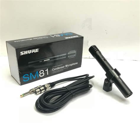 Jual mic condenser shure sm81 sm 81 kabel utk paduan suara