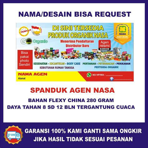 Jual spanduk NASA Custom Agen Distributor Bisnis Produk …