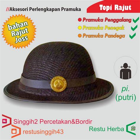 Jual topi pramuka penegak harga terbaru dan original 【Panggilan suara dan video di facebook messenger sudah tidak】