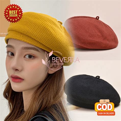 Jual topi wanita baret model