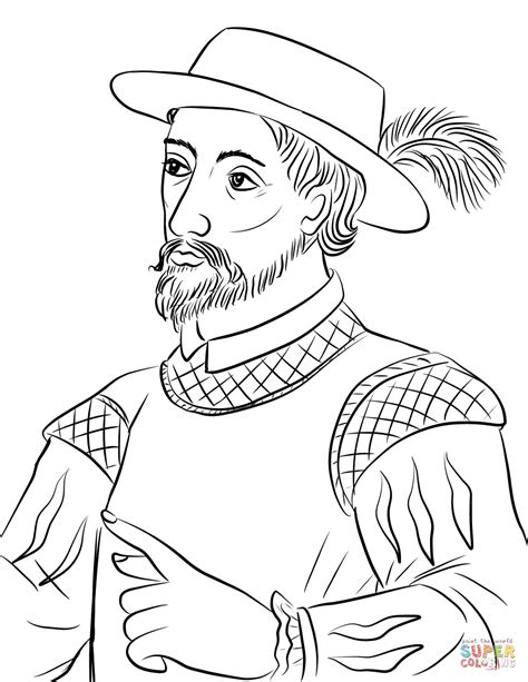 Juan Ponce De Leon Drawing
