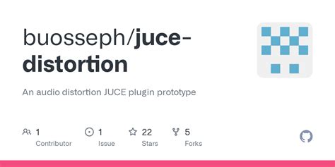 Juce distortion.  Most JUCE users have CMake experience and are accomplished git user...