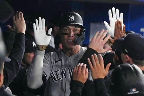 Judge’s statement homer, German’s sticky situation contribute to chaos in Yankees’ win over Jays