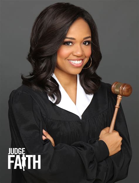 Faith, 46, is a former Miss Louisiana (2000) and the presiding judge over the long-running courtroom TV series Divorce Court. She will exit the show in September 2024 to prepare for the birth of her second child. She will be replaced on the show by attorney and TV personality Star Jones.. 