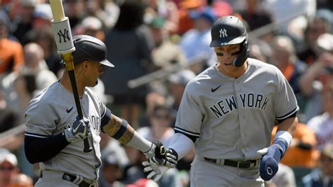 Judge homers twice, Yankees beat O’s 5-3 for 3rd series win