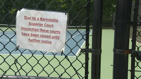 Judge orders Falmouth pickleball courts closed after neighbor complaints