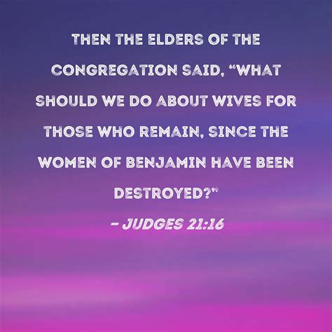 Judges 21 GNT - Wives for the Tribe of Benjamin - Bible Gateway