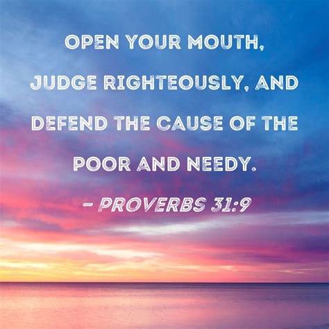 Judges Proverbs