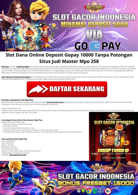 Judi slot deposit dana gopay. Singapore 2018 data pengeluaran.