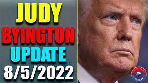 28.5K followers. 9 months ago. 839. JUDY BYINGTON INTEL RESTORED REPUBLIC VIA A GCR UPDATE AS OF DECEMBER 12, 2022 - TRUMP NEWS. 🔔 Thank you for your comments that have helped us have a wonderful result !!! All show will upload 🌿 EVERY HOUR 🌿. Show more.. 