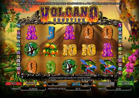 Juega con dinero real en las tragamonedas del casino Volcano.