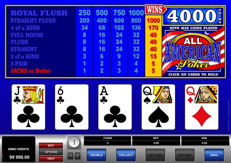Juega gratis a la máquina tragamonedas American Poker 2.