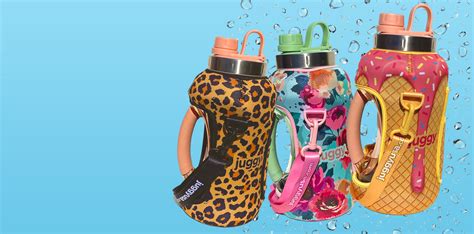 Juggy water bottle. JUGGY was created because Mackenzie wanted to not only stay hydrated and hit her goals but she wanted to help other people realize that if you have the right bottle that's fashionable, functional and durable, then drinking water is super easy! JUGGY is all about promoting a healthier lifestyle by drinking water everyday but looking freaking ... 