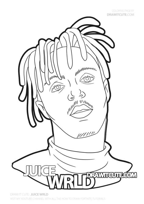 Juice Wrld Easy Drawing
