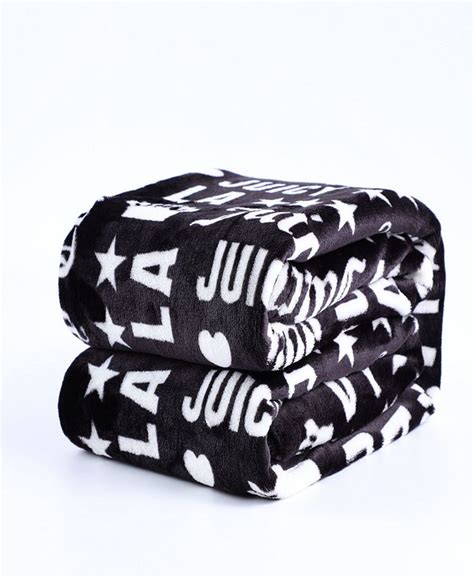 Juicy Couture Plush Throw, 50" x 70" & Reviews - Home - Macy