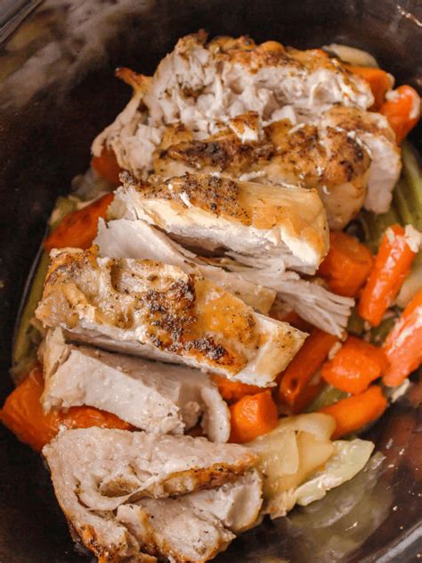 Juicy Crockpot Turkey Breast Recipe - All Things Mamma