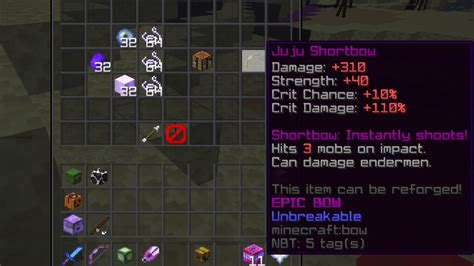 The juju shortbow is easily the most sought-after weapon in the entirety of Hypixel Skyblock, thanks to its relatively cheap cost but insane capabilities. The only problem with it is its.... 
