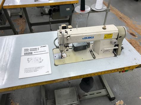 JUKI DDL-5550N Sewing Machine Complete Set W/Servo Motor - Made in